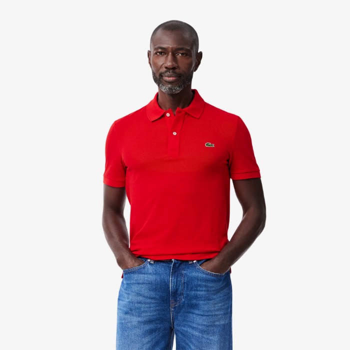 Εικόνα της Ανδρική Polo Μπλούζα Petit Pique Slim Fit