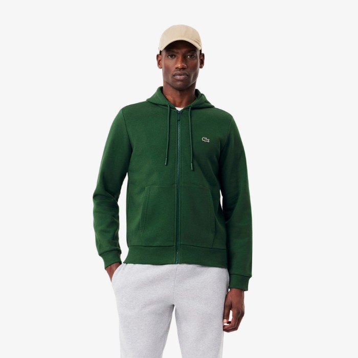 Εικόνα της Ανδρικό Lacoste Kangaroo Pocket Jogger Φούτερ με Φερμουάρ