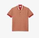 Ανδρική Contrast Collar Monogram Motif Polo Μπλούζα Classic Fit