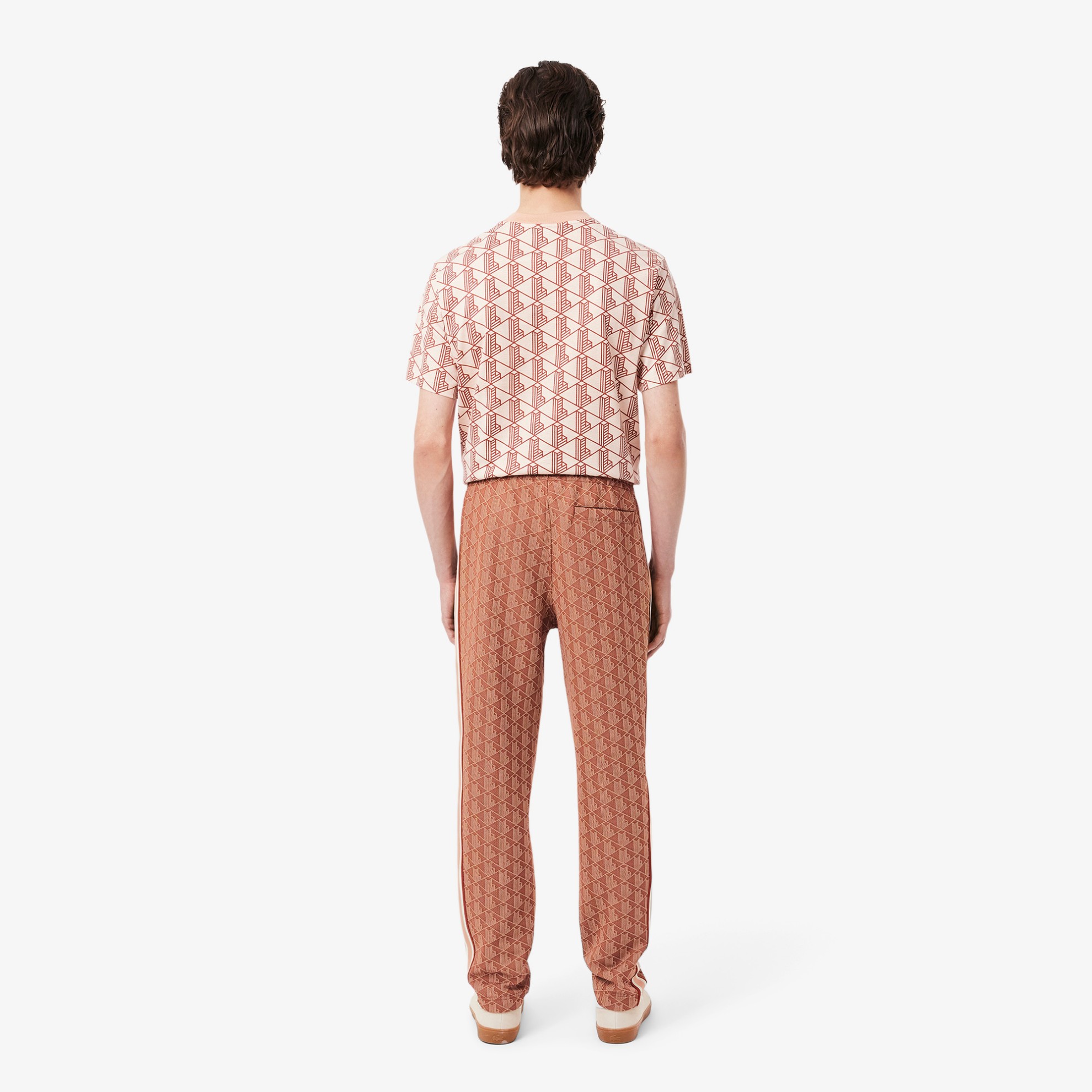 Εικόνα της Ανδρικό Paris Monogram Jacquard Track Παντελόνι