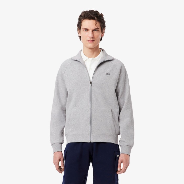 Εικόνα της Ανδρική Double Faced Jersey Zip-Up Ζακέτα Φούτερ