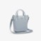 Εικόνα της Γυναικεία L.12.12 Petit Piqué Coated Canvas Mini Tote Τσάντα με Φερμουάρ