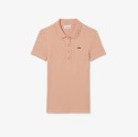 Γυναικεία L.12.D Ribbed Cotton Polo Μπλούζα Slim Fit