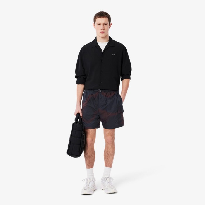 Εικόνα της Ανδρικό Ombré Print Nylon Cargo Σορτς