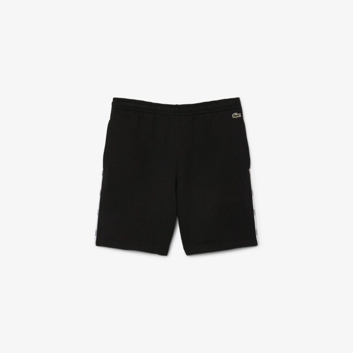 Εικόνα της Ανδρικό Logo Trim Cotton Fleece Σορτς