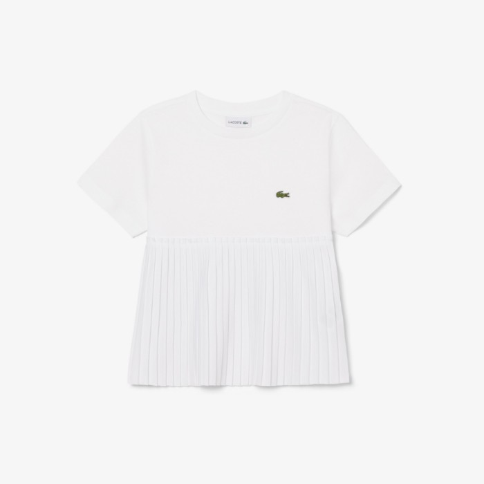 Εικόνα της Παιδικό Βαμβακερό T-shirt με Πιέτες