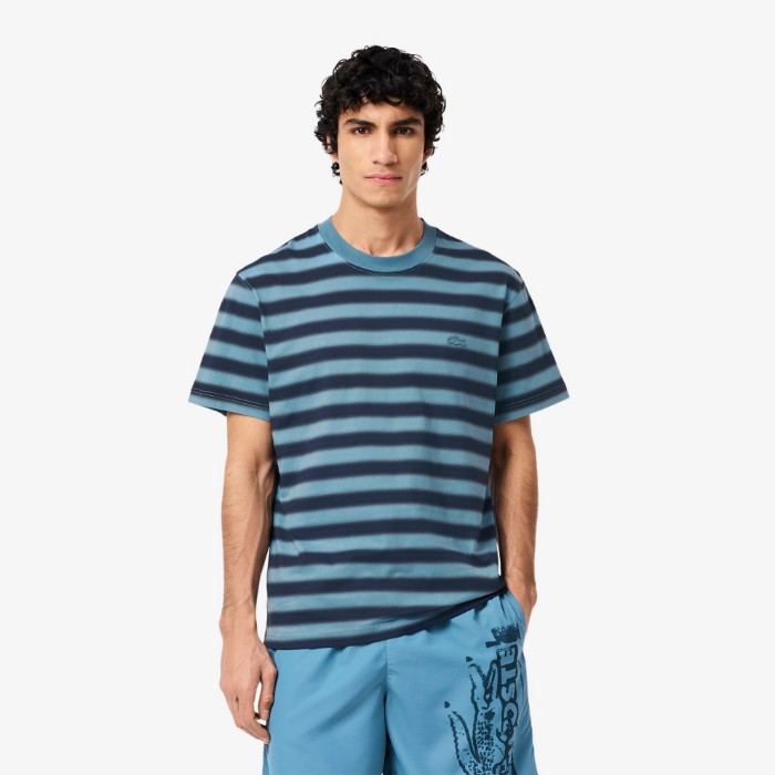 Εικόνα της Ανδρικό Ριγέ Jersey T-shirt