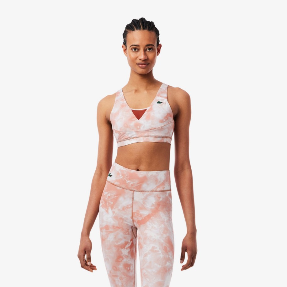 Γυναικείο Sport Stretch Medium Support Μπουστάκι | Lacoste Greece ...