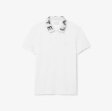 Ανδρική Jacquard Branded Polo Μπλούζα Slim Fit 