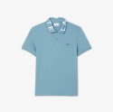 Ανδρική Jacquard Branded Polo Μπλούζα Slim Fit 