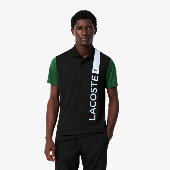 Εικόνα της Ανδρική Ultra Dry Print Branding Tennis Polo Μπλούζα