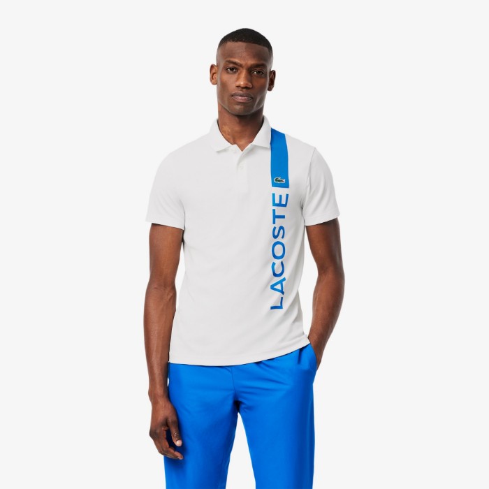 Εικόνα της Ανδρική Ultra Dry Print Branding Tennis Polo Μπλούζα