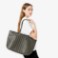 Εικόνα της Γυναικείο Zely Grained Tote Τσάντα με Pouch