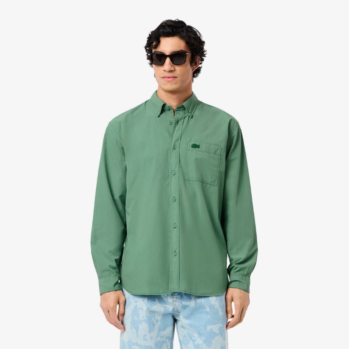 Εικόνα της Ανδρικό Lightweight Poplin Πουκάμισο Relaxed Fit 