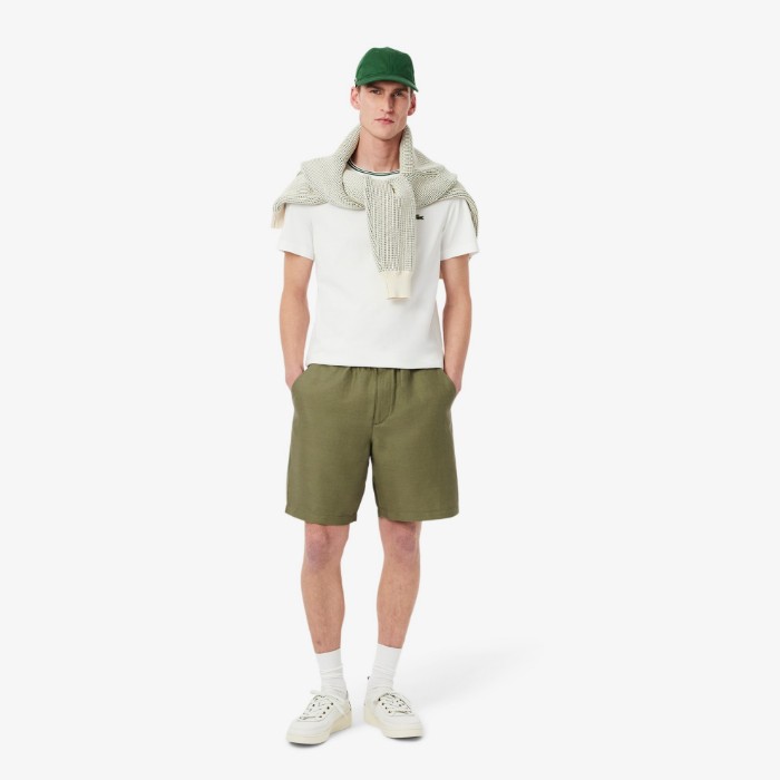 Εικόνα της Ανδρικό Wool Blend Σορτς Regular Fit 
