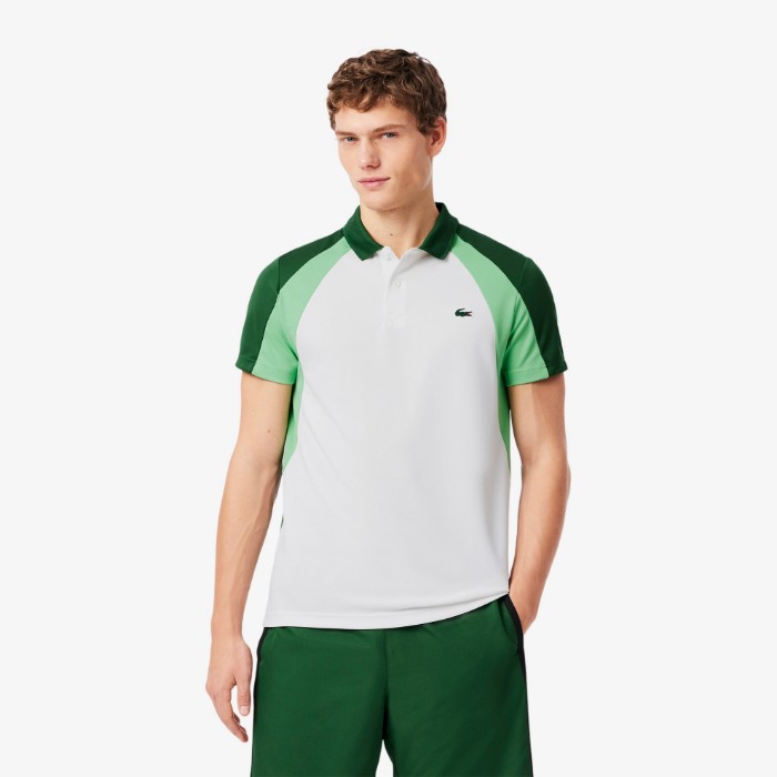 Εικόνα της Ανδρική Colour-Block Printed Tennis Polo Μπλούζα