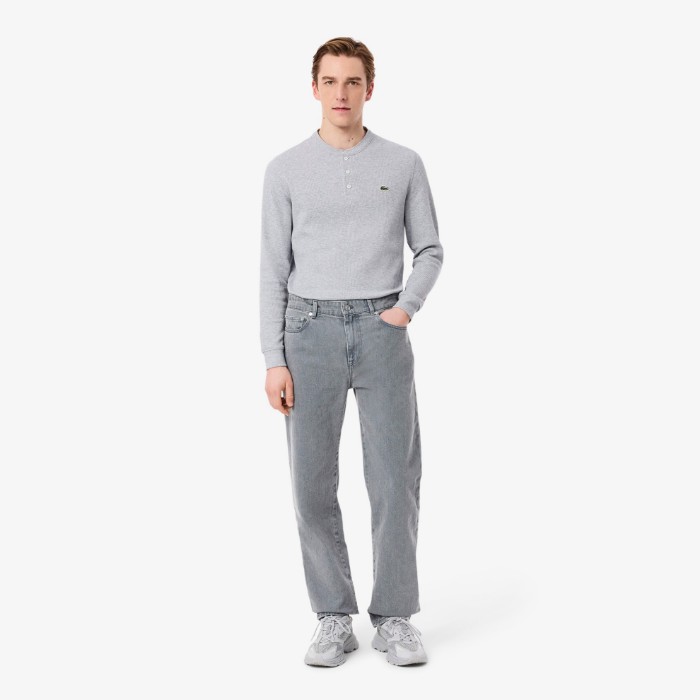 Εικόνα της Ανδρικό Washed Effect Denim Jeans