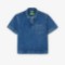 Γυναικεία Oversized Denim Polo Μπλούζα-3CF0052|L36L