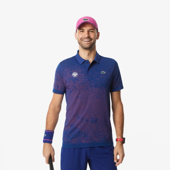 Εικόνα της Roland-Garros Edition Sport Polo Μπλούζα Slim Fit 