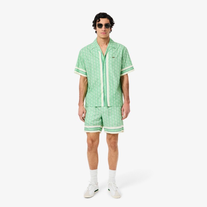 Εικόνα της Ανδρικό Lightweight Monogram Print Σορτς
