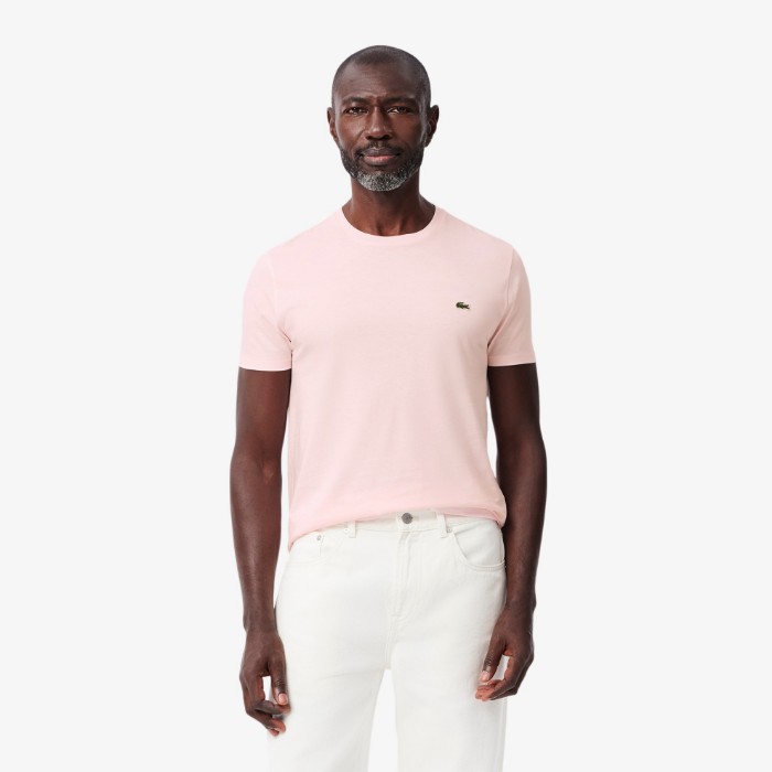 Εικόνα της Ανδρικό T-shirt Pima Cotton Jersey με Λαιμόκοψη