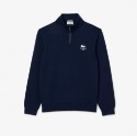 Unisex High Neck Zip-Up Print Φούτερ