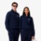 Εικόνα της Unisex High Neck Zip-Up Print Φούτερ