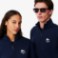 Εικόνα της Unisex High Neck Zip-Up Print Φούτερ