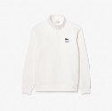 Unisex High Neck Zip-Up Print Φούτερ