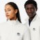Εικόνα της Unisex High Neck Zip-Up Print Φούτερ