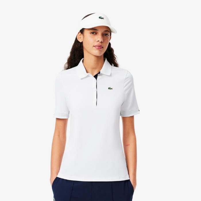 Εικόνα της Γυναικεία UV Protect Stretch Golf Polo Μπλούζα Slim Fit 