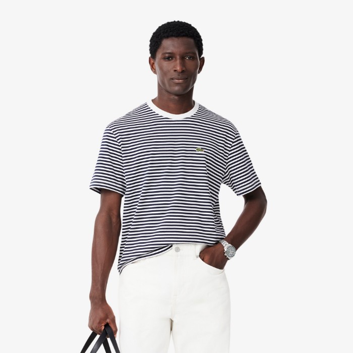 Εικόνα της Ανδρικό Ριγέ Heavy Cotton T-shirt