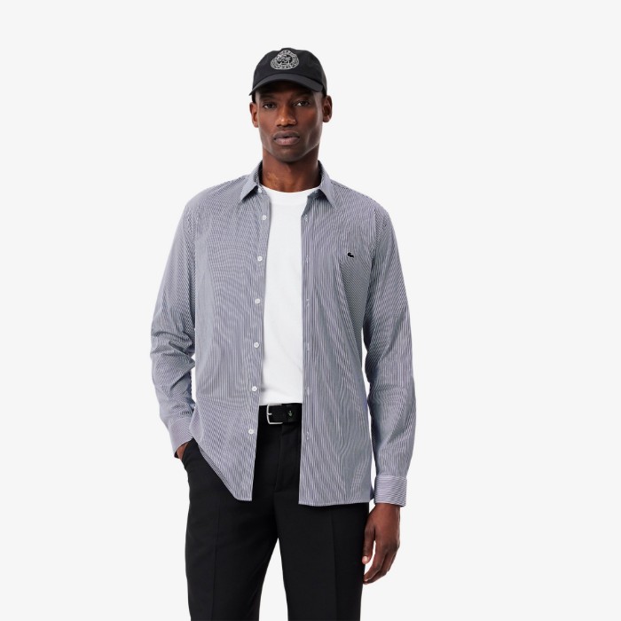 Εικόνα της Ανδρικό Ριγέ Πουκάμισο Slim Fit