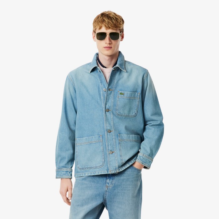 Εικόνα της Ανδρικό Heavy Cotton Denim Overshirt Jacket