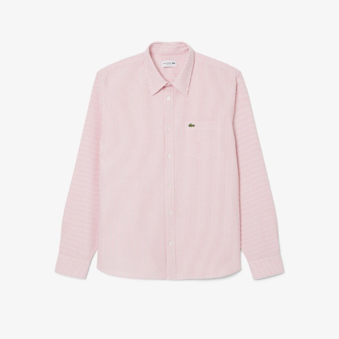 Εικόνα της Ανδρικό Oxford Pocket Ριγέ Πουκάμισο Regular Fit 