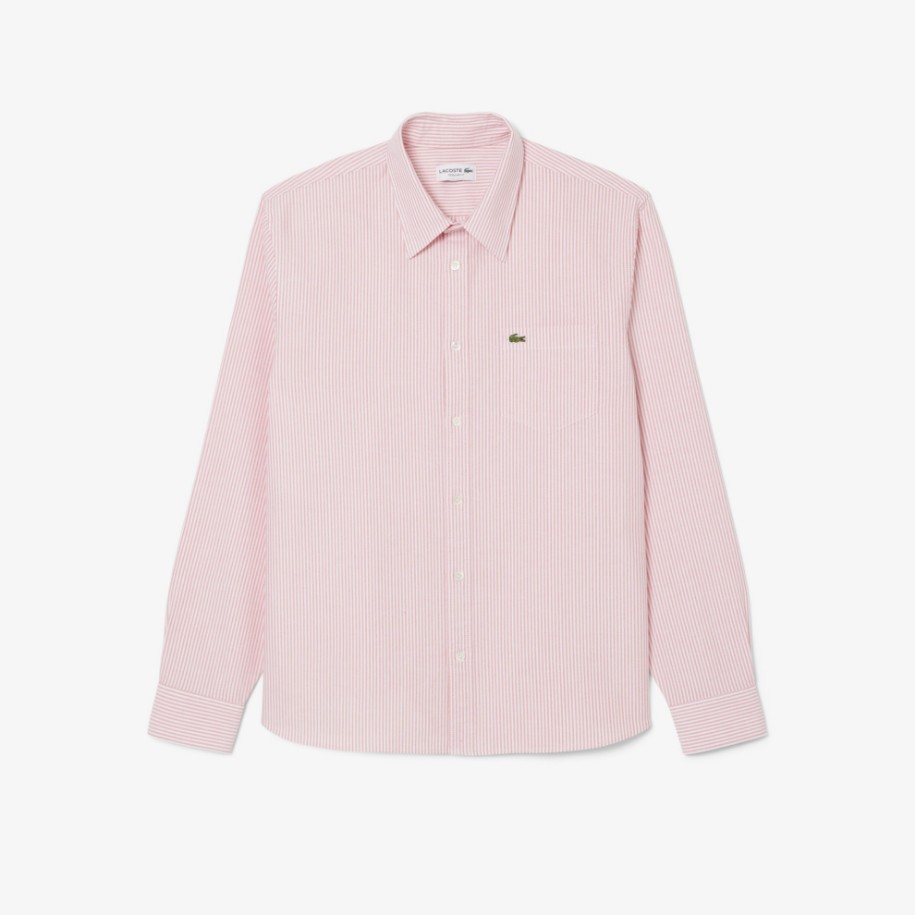 Εικόνα της Ανδρικό Oxford Pocket Ριγέ Πουκάμισο Regular Fit 