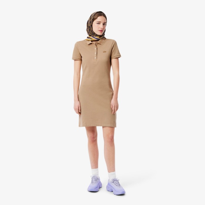 Εικόνα της Γυναικείο Stretch Cotton Piqué Polo Φόρεμα
