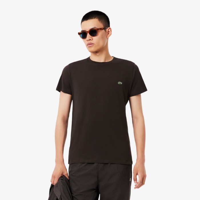 Εικόνα της Ανδρικό T-shirt Pima Cotton Jersey με Λαιμόκοψη