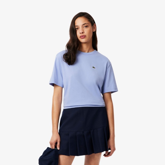 Εικόνα της Γυναικείο Lightweight Cotton Pima Jersey T-shirt Relaxed Fit