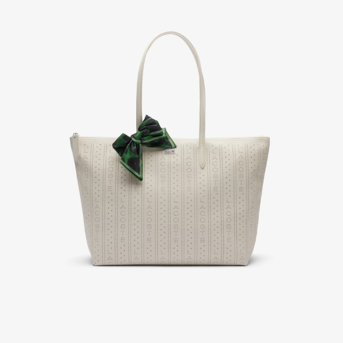 Εικόνα της Γυναικεία Large L.12.12 Concept Perforated Tote Τσάντα