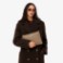 Εικόνα της Unisex Anna Coated Piqué Canvas Clutch με Φερμουάρ