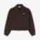 Εικόνα της Γυναικείο Oversized Fleece Polo Collar Φούτερ