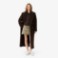 Εικόνα της Γυναικείο Oversized Fleece Polo Collar Φούτερ