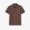Ανδρική Contrast Collar Monogram Motif Polo Μπλούζα Classic Fit-3DH1417|L9I4
