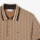 Εικόνα της Ανδρική Contrast Collar Monogram Motif Polo Μπλούζα Classic Fit