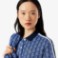 Εικόνα της Γυναικείο Monogram Jacquard Polo Μπλούζα Slim Fit 
