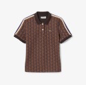 Γυναικείο Monogram Jacquard Polo Μπλούζα Slim Fit 