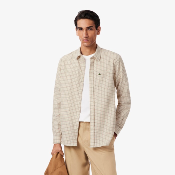 Εικόνα της Ανδρικό Καρό Flannel Πουκάμισο Regular Fit 