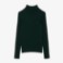 Εικόνα της Γυναικείο High Neck Ribbed Knit Merino Wool Πουλόβερ