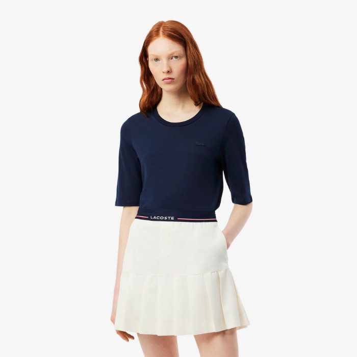 Εικόνα της Γυναικείο Soft Cotton Three Quarter Sleeve T-shirt